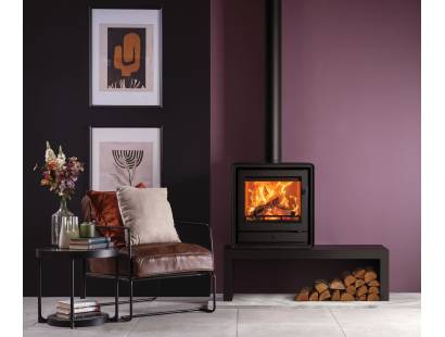 EcoDesign Stovax Riva2 50 Freestanding stove in living space interior
