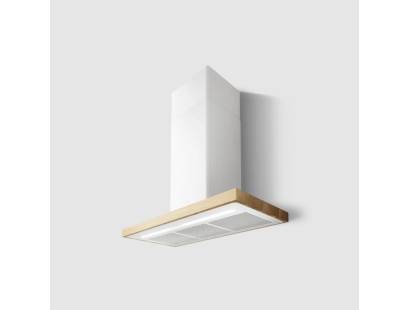 Elica Bio 90cm Box Cooker Hood - White & Oak