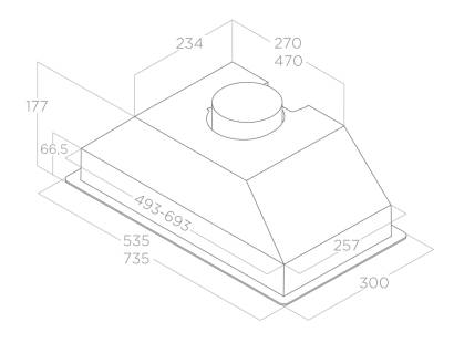 Elica Era Dimensions