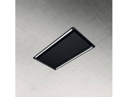 Elica Hilight-X 16cm High Ceiling Cooker Hood - Black