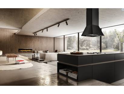 Elica Ikona Black Island Cooker Hood