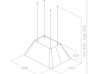 Elica Ikona Light Dimensions