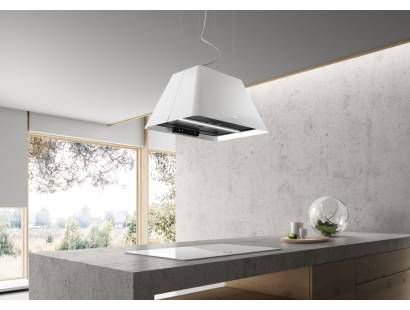 Elica Ikona Light Island Cooker Hood - Stainless Steel