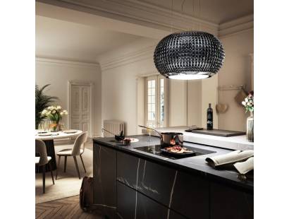 Elica Interstellar 65cm Suspended Cooker Hood - Black