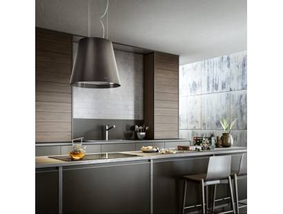 Elica Juno Urban 50cm Island Cooker Hood - Cast Iron