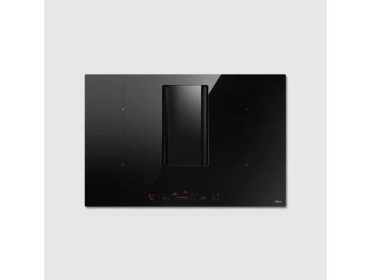 Elica NikolaTesla Alpha 78cm 4 Zone Duct Out Induction Hob with Integrated Hood - Black