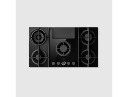 Elica NikolaTesla Flame 88cm Ducted Gas Hob - Black