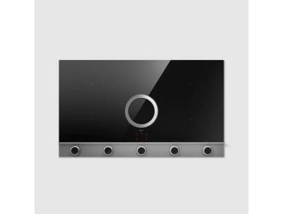 Elica NikolaTesla Unplugged 90cm 4 Zone Filtering Induction Hob - Black & Stainless Steel