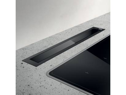 Elica Pandora Black Downdraft Cooker Hood