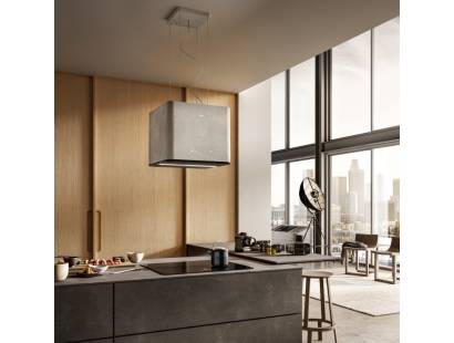 Elica Pix 42cm Island Cooker Hood - White