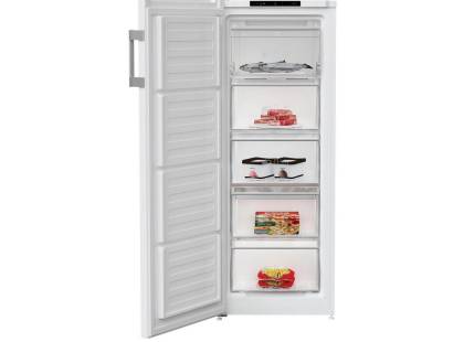 FNM455W upright freezer drawers interior