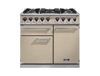 Falcon F1000DXDFCRCM - 1000 Deluxe Dual Fuel Cream Chrome Range Cooker 98610