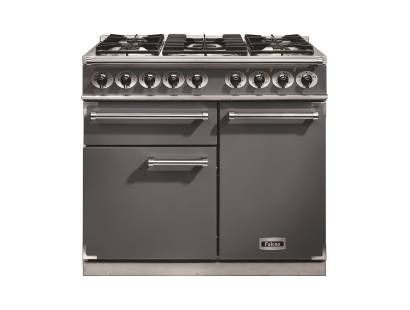 Falcon F1000DXDFSLNM - 1000 Deluxe Dual Fuel Slate Nickel Range Cooker 102200