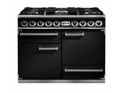 Falcon F1092DXDFBLCM - 1092 Deluxe Dual Fuel Black Chrome Range Cooker 76860