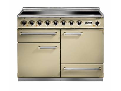 Falcon F1092DXEICRB-EU - 1092 Deluxe Electric Induction Cream Brass Range Cooker 81890