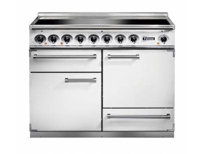 Falcon F1092DXEIWHN-EU - 1092 Deluxe Electric Induction White Nickel Range Cooker 82440