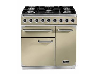 Falcon F900DXDFCRBG - 900 De Luxe Dual Fuel Cream Brass Range Cooker 69740