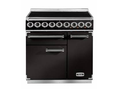 Falcon F900DXEIBLB-EU - 900 De Luxe Induction Black Brass Range Cooker 81810