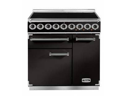 Falcon F900DXEIBLB-EU - 900 Deluxe Induction Black Chrome Range Cooker 81800