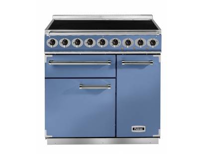 Falcon F900DXEICAN-EU - 900 Deluxe Induction China Blue Nickel Range Cooker 81850