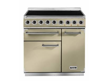 Falcon F900DXEICRB-EU - 900 De Luxe Induction Cream Brass Range Cooker 81830