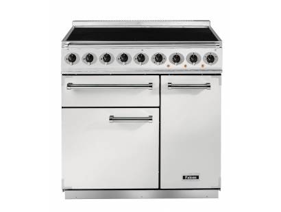 Falcon F900DXEIWHN-EU - 900 De Luxe Induction White Nickel Range Cooker 82430