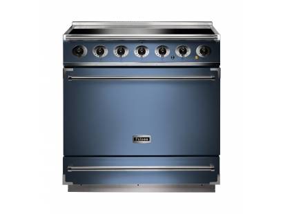 Falcon F900SEICAN-EU - 900S Electric Induction China Blue Nickel Range Cooker 90050