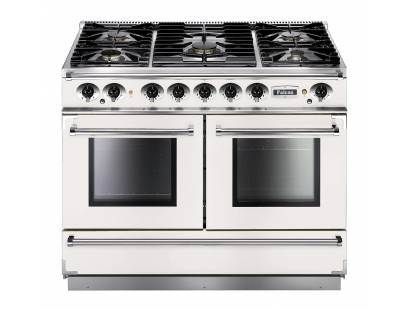 Falcon FCON1092DFWHNM-EU - 1092 Continental Dual Fuel White Nickel Range Cooker 82360