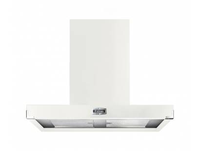 Falcon FHDCT1090WHN - 1090 Contemporary White Nickel Chimney Hood 91050