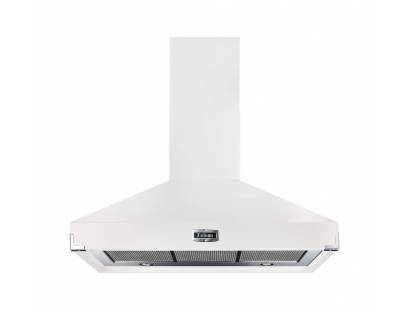 Falcon FHDSE1000WHN - 1000 Super Extract White Nickel Chimney Hood 101990