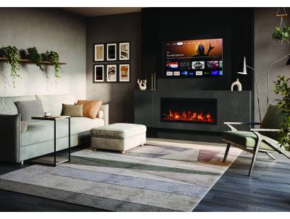 Fire FX Atmos 105R electric fire with glowing log bed