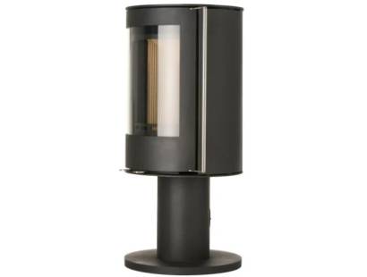 FireBlossom Pedestal stove Side view