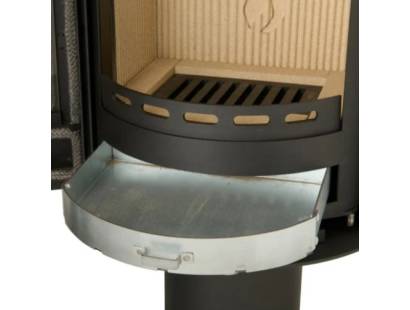 FireBlossom Pedestal stove fire box view