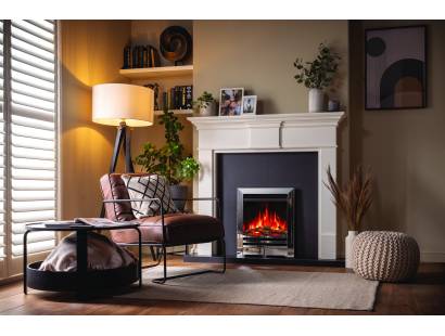 FireFX Anya Chrome Inset Electric Fire