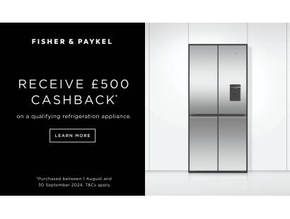Fisher & Paykel £500 cashback