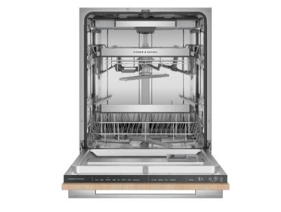 Fisher Paykel 16 place setting dishwasher interior
