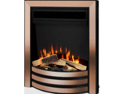 Flavel Proflame Autograph Inset Electric Fire - Rose Gold & Black