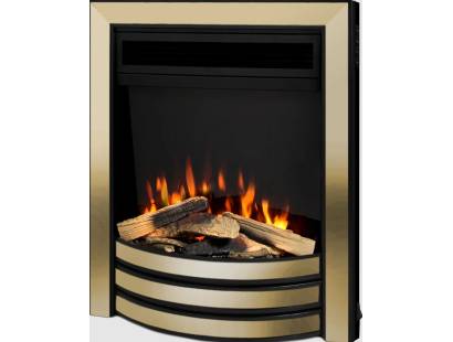 Flavel Proflame Autograph Inset Electric Fire in Brass and Black