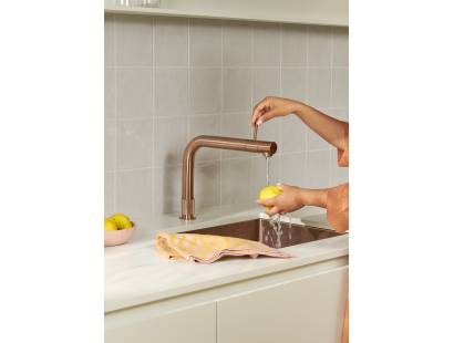 Front Rose Copper Quooker Hot tap