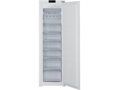 Front view of Culina FFTFZ60E tall built-in frost free freezer with drawers and LED lighting