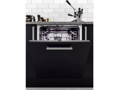 Front view of Culina UBMD60M.1 integrated dishwasher – 12 place settings, 60cm wide