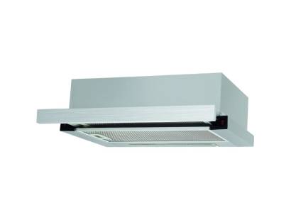Front view of Culina UBSTH90SS.1 90cm stainless steel telescopic cooker hood with rocker controls