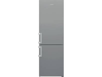 Front view of Indesit IKNS1261S4UK Low Frost Fridge Freezer - Silver