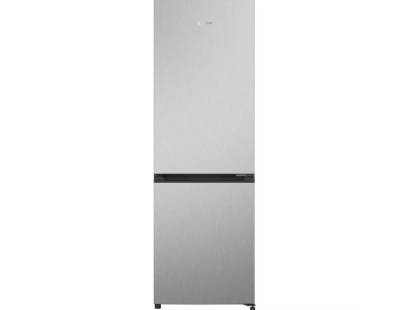 Front view of Indesit INK25322S4UK 7030 no frost fridge freezer in silver finish