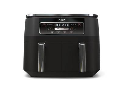 Front view of Ninja AF200UK Dual Zone Air Fryer