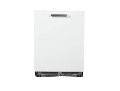 Front view of NordMende DFSN66 integrated dishwasher with door panel