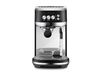 Front view of Sage Bambino Plus in Black Truffle finish