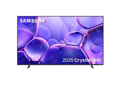 Front view of Samsung 55 inch Crystal UHD Smart TV