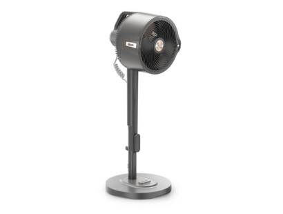 Front view of Shark FA300UK FlexBreeze Pro Mist fan in dark grey and charcoal