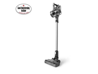 Front view of VAX Blade 4 Classic cordless vacuum in graphite and silver